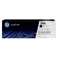 HP 36A Black Original LaserJet Toner Cartridge (CB436A)